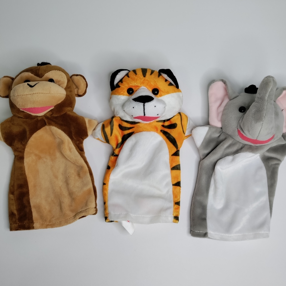 Melissa and Doug Safari Buddies Hand Puppets preschool